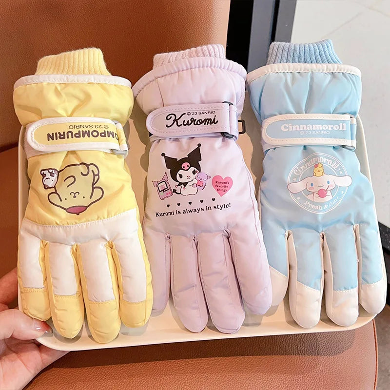 Cozy & Kawaii Character Waterproof Gloves