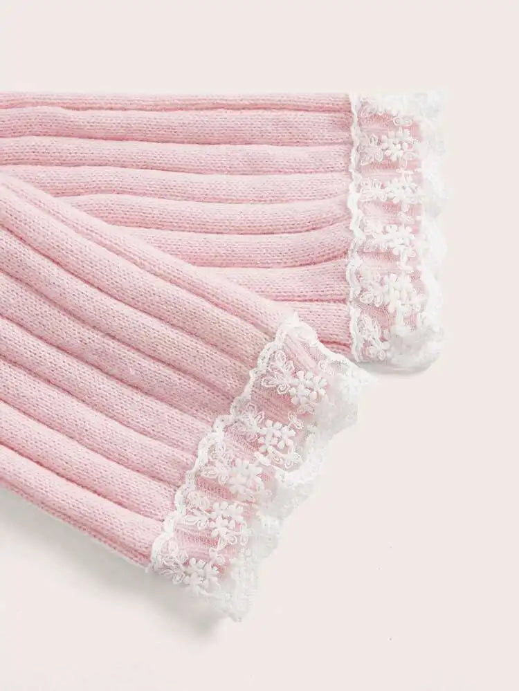 Pink Knit Princess Sweater