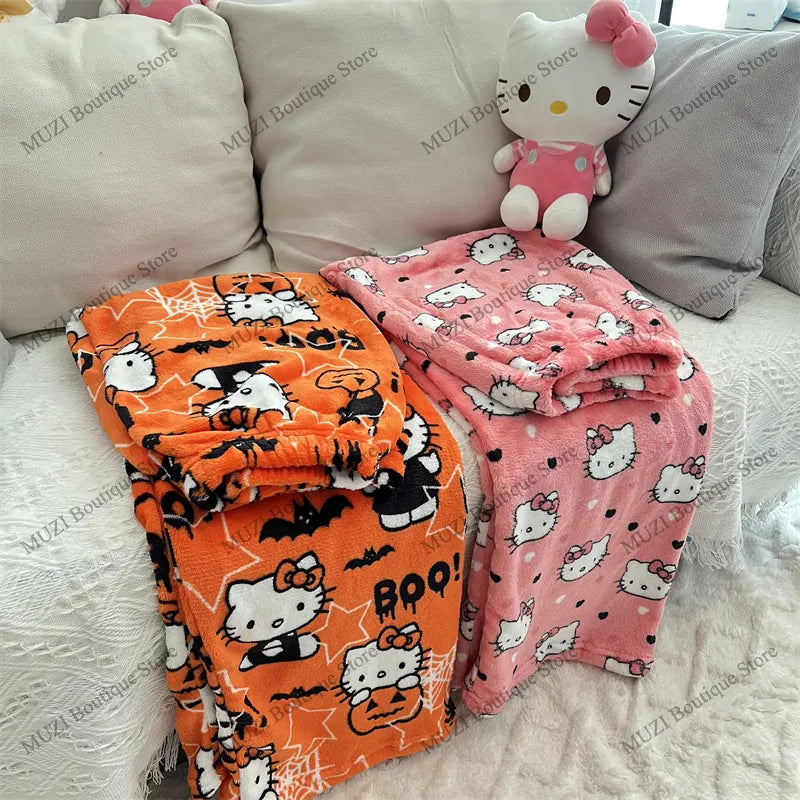 Cozy Holiday Kawaii Kitty Pajama Pants