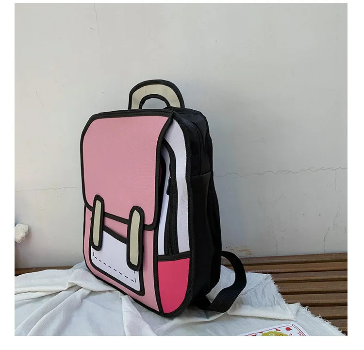 3d cartoon backpack hotsell