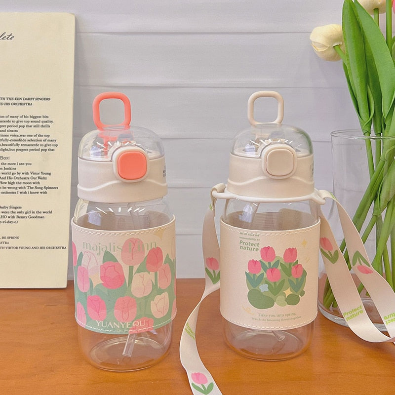 Spring Tulip Water Bottles