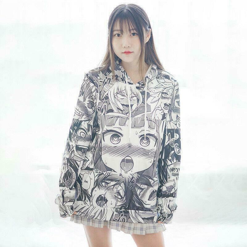 Ahegao hoodie - ahegao - anime - girl - hoodies - kawaii