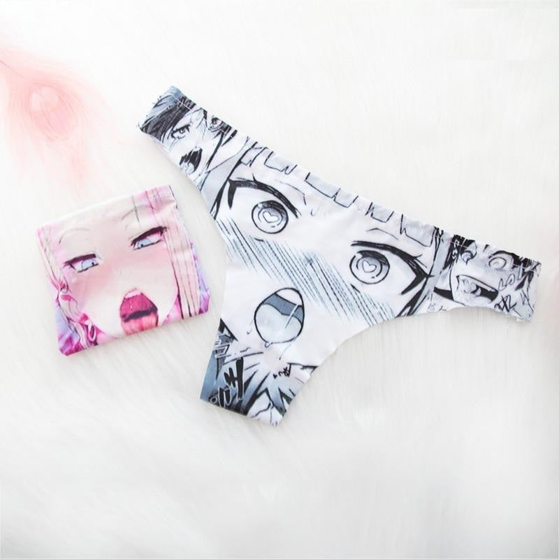 Ahegao panties - anime - cartoon - manga - panties - thong