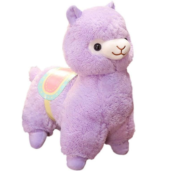 Purple Alpaca Saddle Plush Stuffed Toy Alpacasso Kawaii Babe