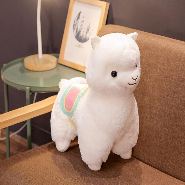 Alpaca & saddle plush - alpacas - alpacasso - alpacassos - llama - llamas