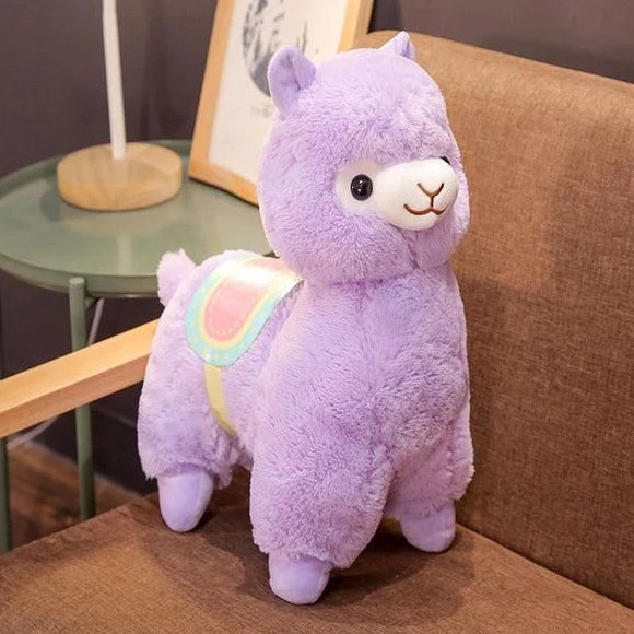 Alpaca & saddle plush - alpacas - alpacasso - alpacassos - llama - llamas