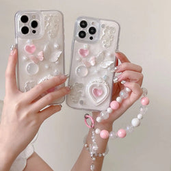 Angelcore butterfly iphone case - angelcore - butterfly - hearts - iphone - kawaii