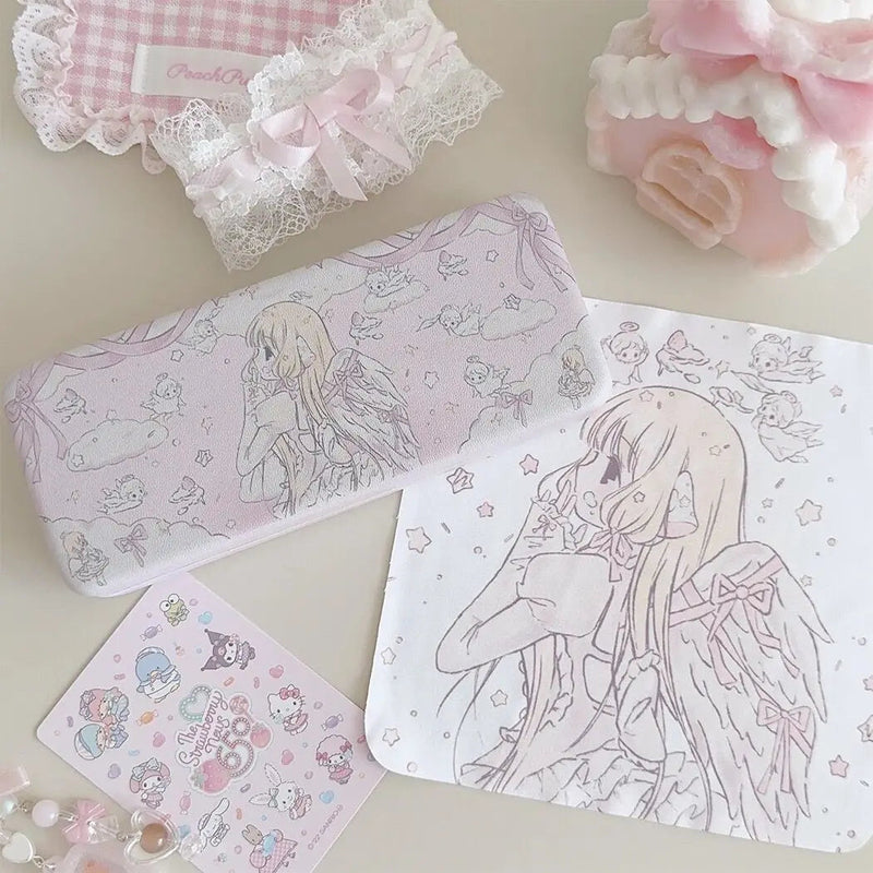 Angelic fae glasses case - angelcore - anime - chi - chobits - eyewear