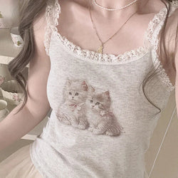 Angelic kitten tank - cats - kittens - shirts - tank - tops