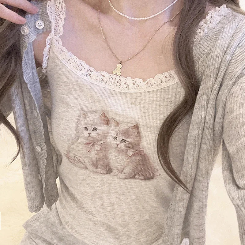 Angelic kitten tank - cats - kittens - shirts - tank - tops