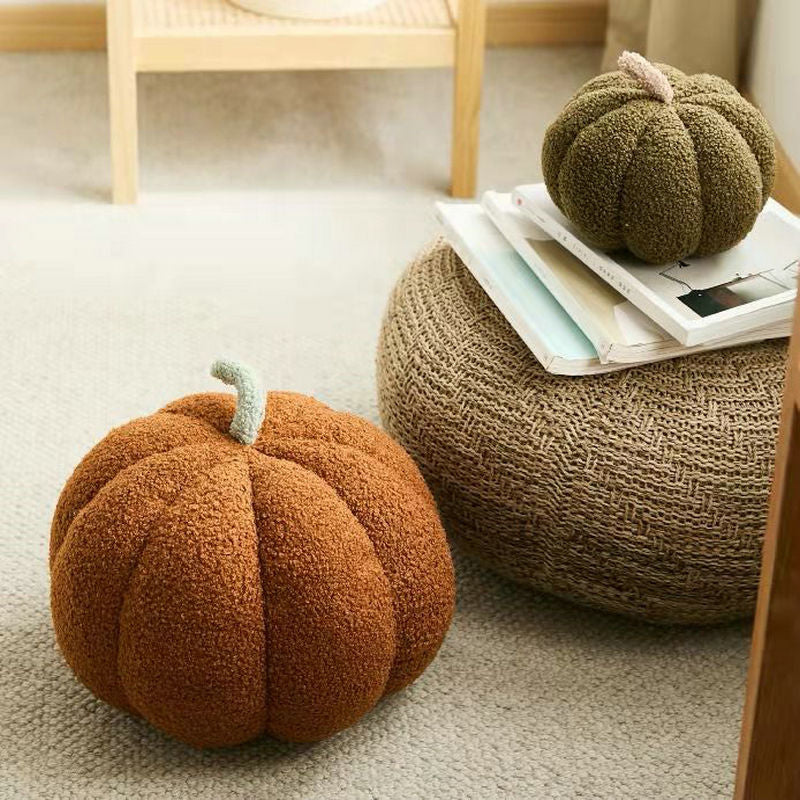 Autumn pumpkin pillow - fuzzy - halloween - plush - toys - plushies