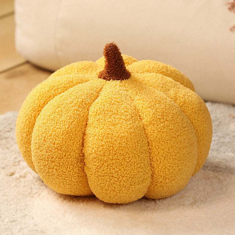 Autumn pumpkin pillow - fuzzy - halloween - plush - toys - plushies