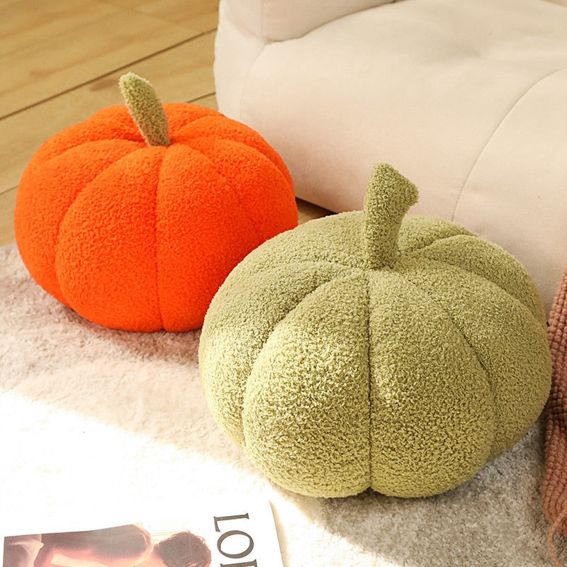 Autumn pumpkin pillow - fuzzy - halloween - plush - toys - plushies