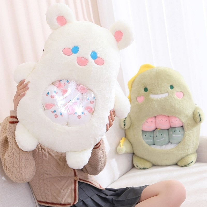 Baby Animal Bag Of Stuffies - baby plush, balls, dinosaur, koala, plush toys Kawaii Babe