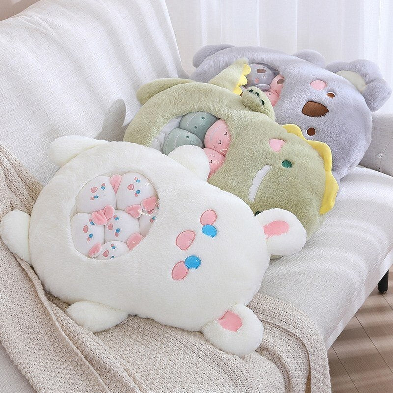 Baby Animal Bag Of Stuffies - baby plush, balls, dinosaur, koala, plush toys Kawaii Babe