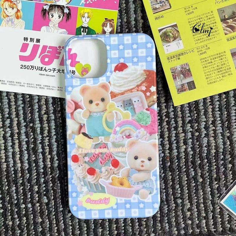 Baby Bear Sticker iPhone Case - baby boy, boys, handmade, iphone case, iphone cases Kawaii Babe