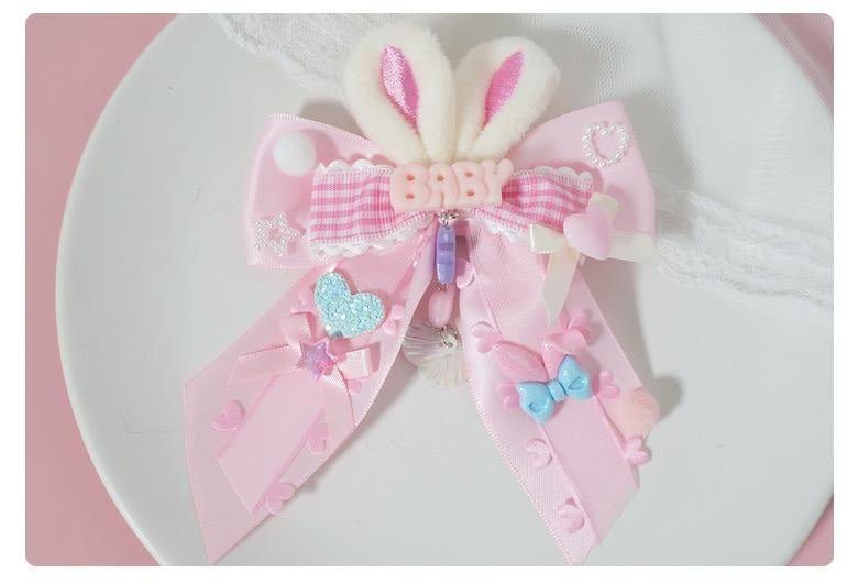 Baby bun hair bows - baby - bun - buns - bunny - clips