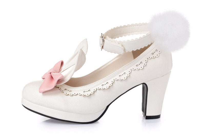 Baby bun heels - bunnies - bunny ears - rabbit - shoes - fairy kei