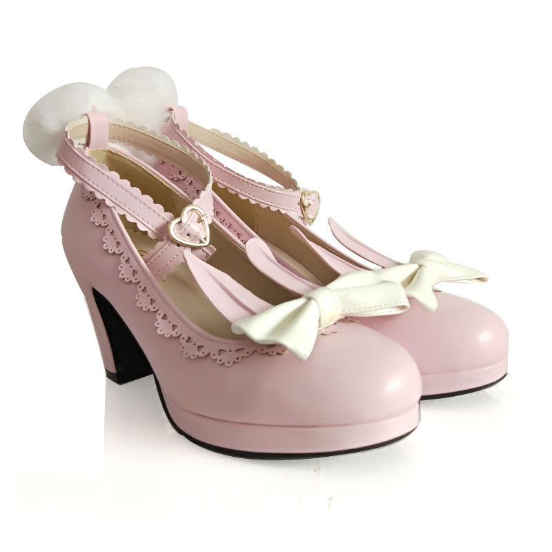 Baby bun heels - bunnies - bunny ears - rabbit - shoes - fairy kei