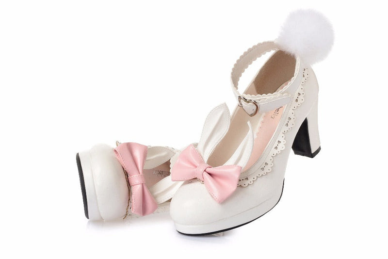 Baby bun heels - bunnies - bunny ears - rabbit - shoes - fairy kei