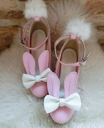 Baby bun heels - bunnies - bunny ears - rabbit - shoes - fairy kei