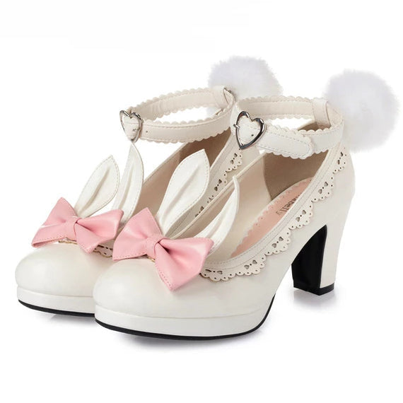 Baby bun heels - bunnies - bunny ears - rabbit - shoes - fairy kei