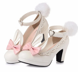 Baby bun heels - bunnies - bunny ears - rabbit - shoes - fairy kei