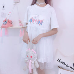 Baby Bun Night Dress Nighgown Japan Kawaii Cute | Kawaii Babe Baby Bun Night Dress Nighgown Japan Kawaii Cute | Kawaii Babe