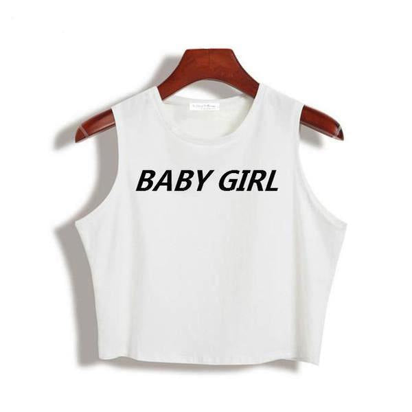 Babygirl crop top - baby girl - crop top - cropped shirt - tank - tees