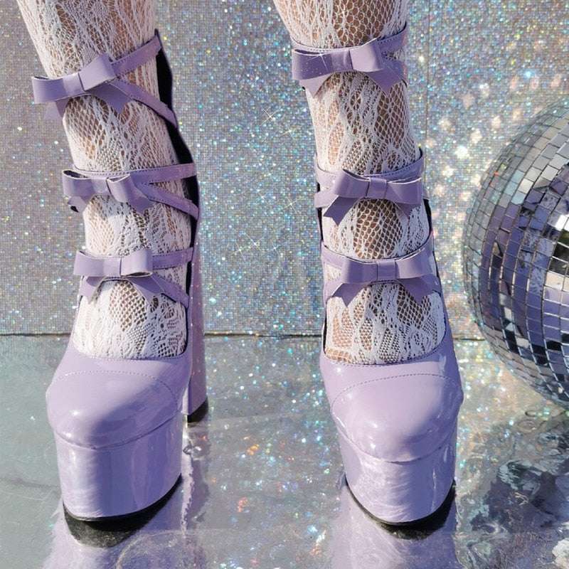 Baddie babydoll heels - footwear - girly - heels - high heel