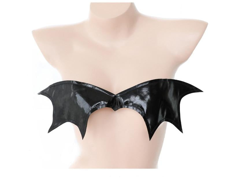 Bat wing lingerie set - bat wing - bats - batty - bikini - goth