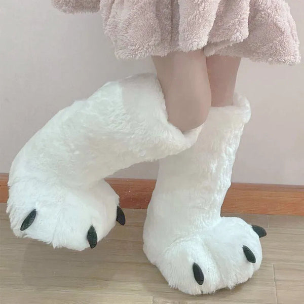 Bear paw slippers - bear costume - cosplay - footwear - kawaii - shoes