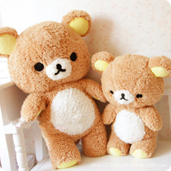 Big fuzzy teddy bear - brown bear - plush toys - plushies - rilakkuma