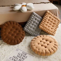 Biscuit cookie pillow - cookies - crackers - cushions - home decor - pillows