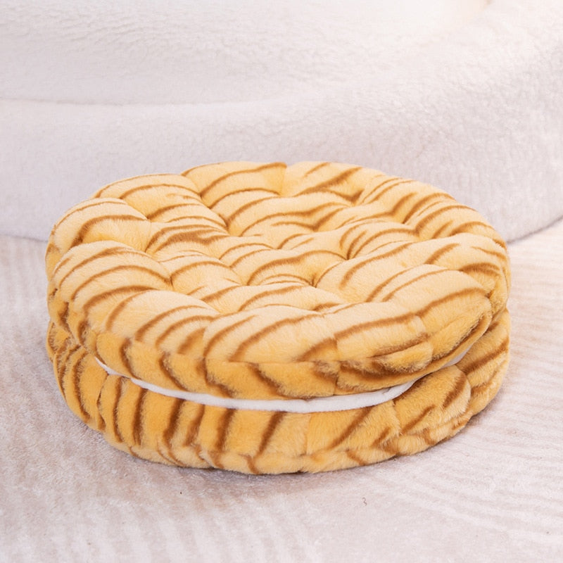 Biscuit cookie pillow - cookies - crackers - cushions - home decor - pillows