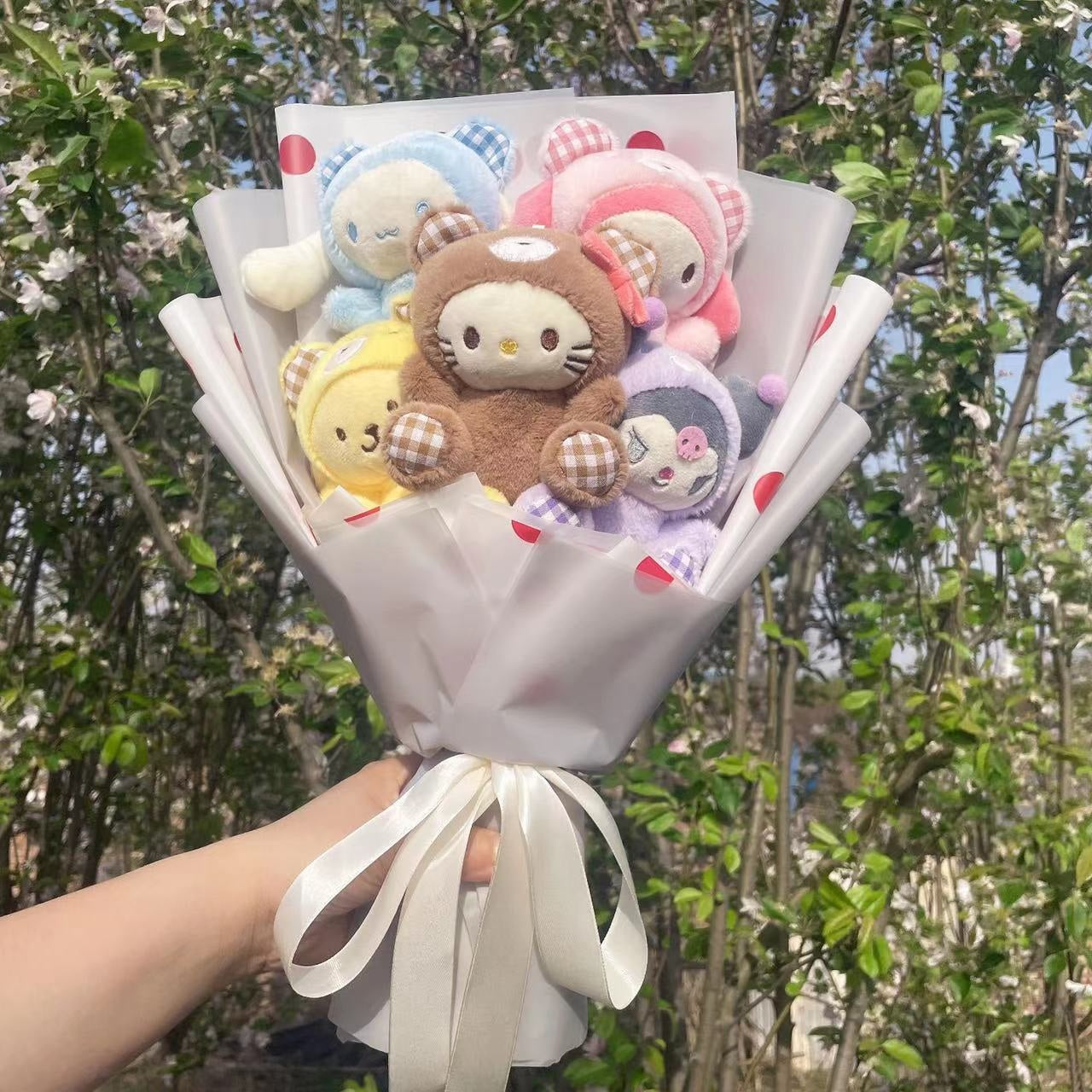 Blooming Plush Bouquet – Kawaii Babe