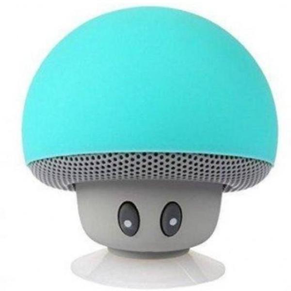 waterproof bluetooth aqua mushroom speaker with built in microphone hands free mic device portable nintendo kawaii mushroom toadstool by kawaii babe