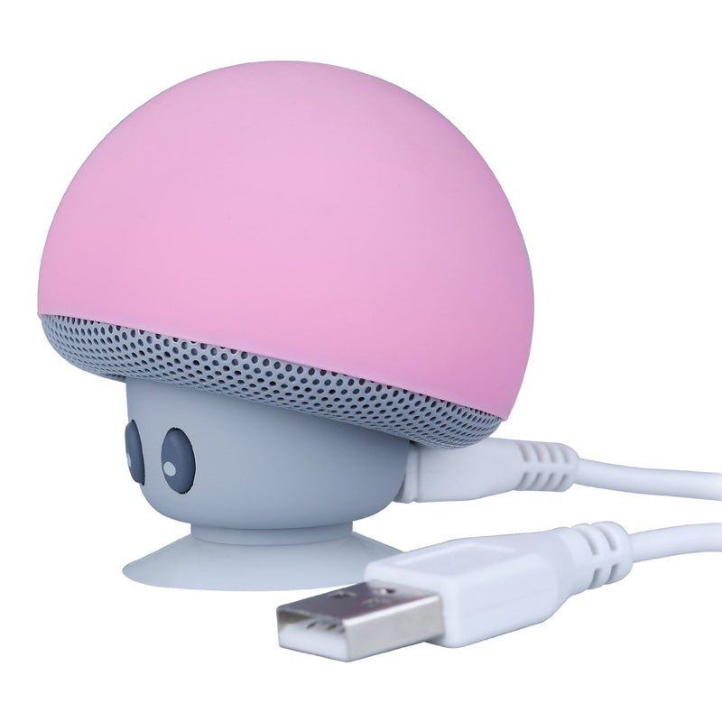 waterproof bluetooth mushroom speaker with built in microphone hands free mic device portable nintendo kawaii mushroom toadstool by kawaii babe