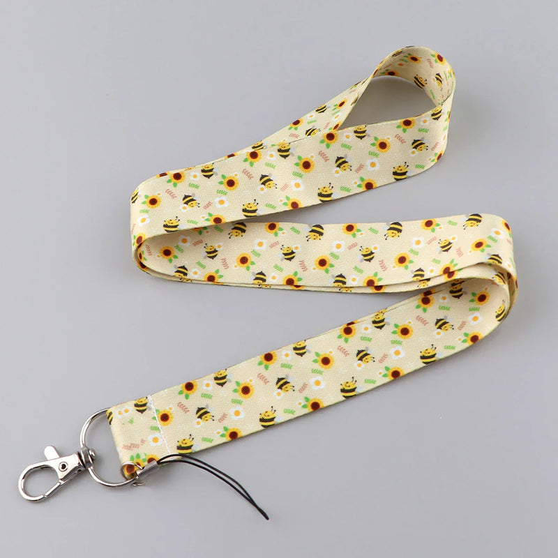 Bumble bee lanyard & card holder - bees - bumblebee - card holder - honeycore - lanyards