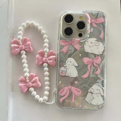 Bunnies and bows iphone case - baby bun - bunnies - bunny - rabbits - decorative