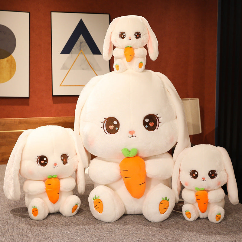 Bunny carrot plush - bunny - kawaii - plush - toys - plushies