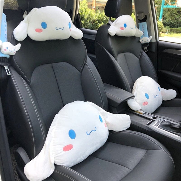 Bunny Headrest Pillow Seat Belt Cover & Pillow – Kawaii Babe