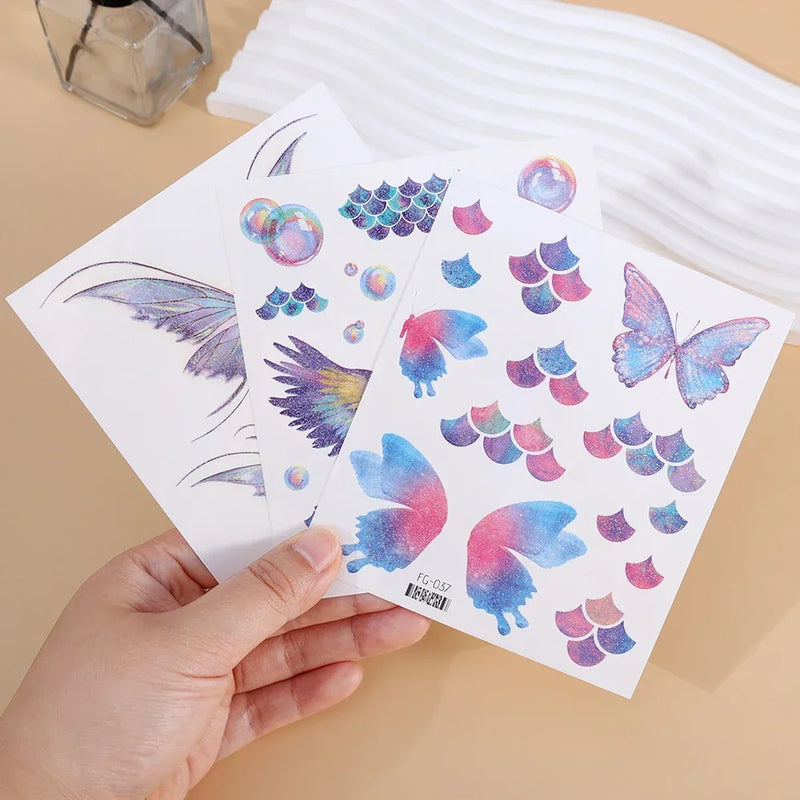 Butterfly temporary wing makeup tattoos - butterflies - butterfly - stickers