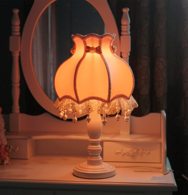 Cameo princess table lamp - desk lamp - lace - lights - night light