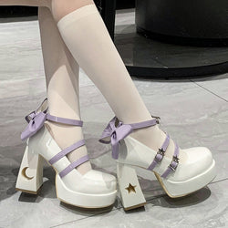 Celestial mary jane high heels - ethereal - footwear - heels - kawaii - mary janes