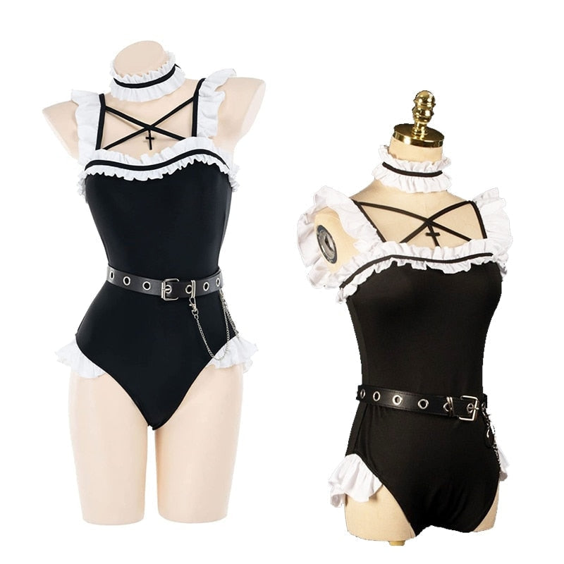 Chained priestess onesie - bodysuit - bodyuits - cosplay - cosplaying - costumes