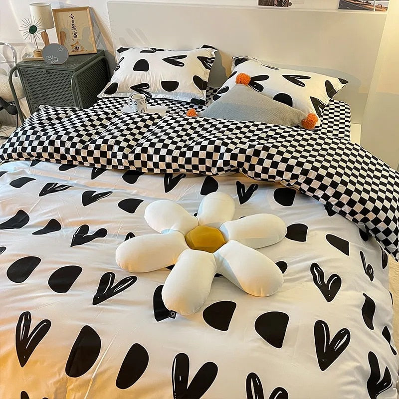 Checkerboard bedding sets - bedding - bedspread - checkered - duvet - home decor