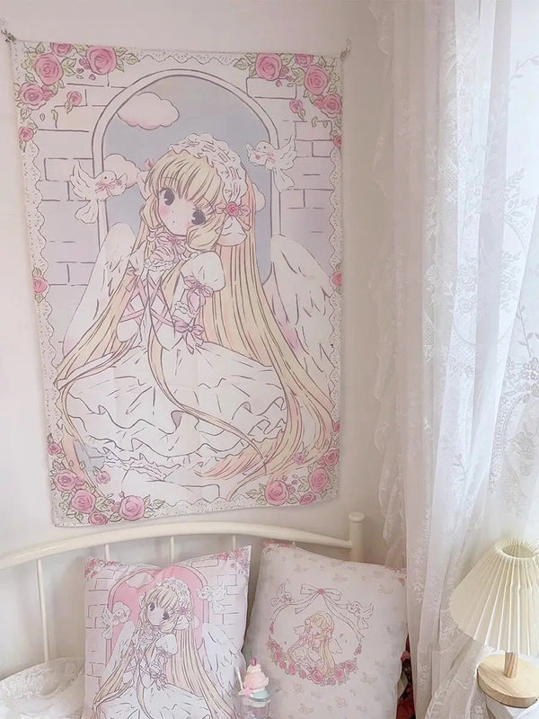 Chi wall tapestry - anime - chi - chobits - home decor - kawaii