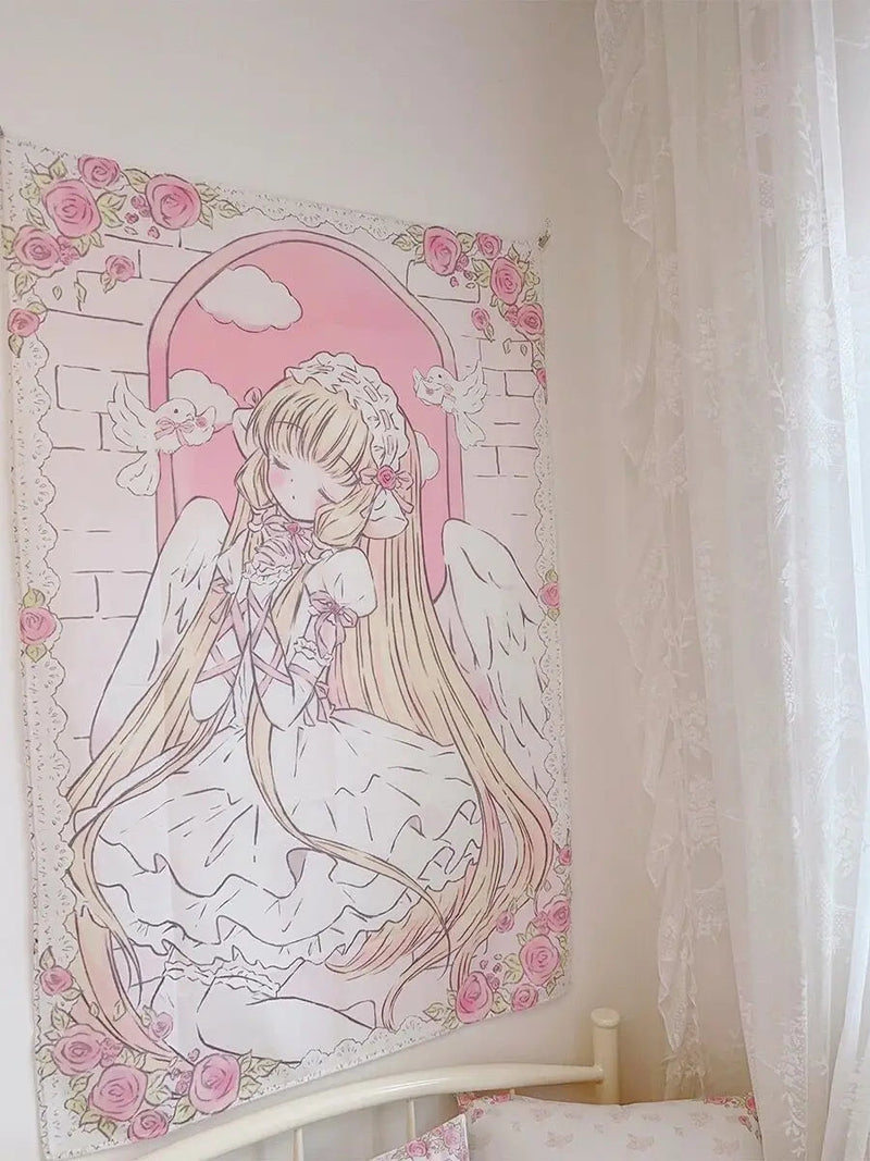 Chi wall tapestry - anime - chi - chobits - home decor - kawaii