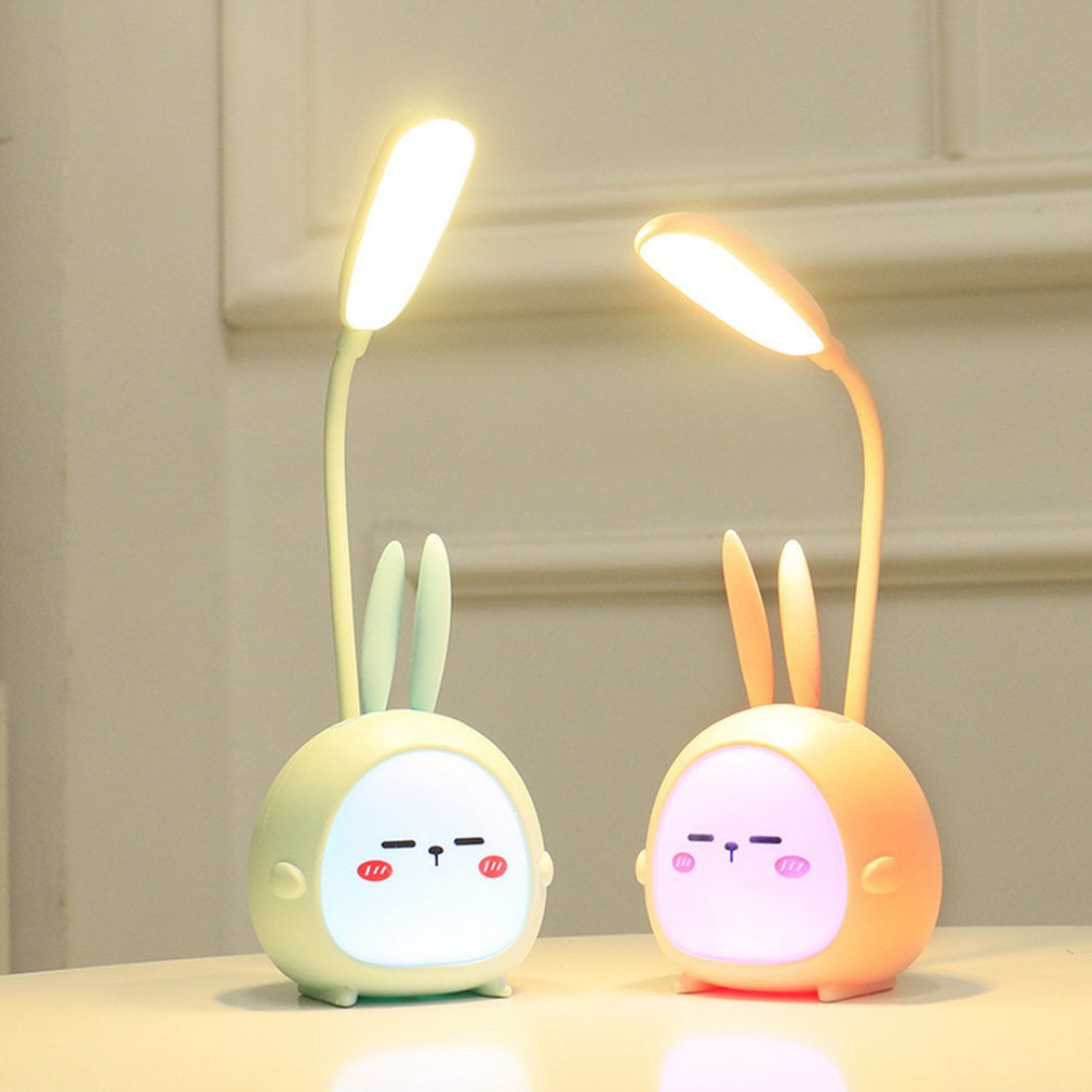 Happy Pastel Chonky Bunny LED Light Desk Lamp | Kawaii Babe